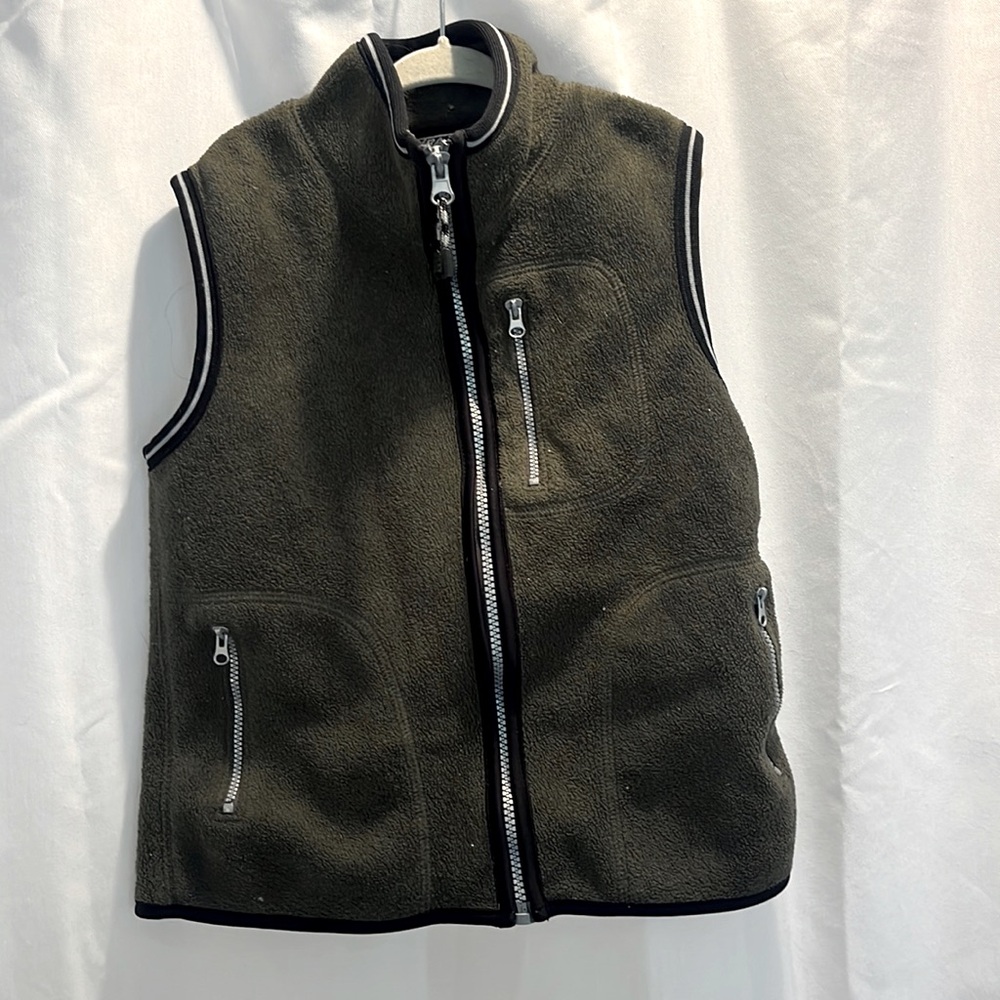 SporTrax Olive Green Boys Fleece Vest